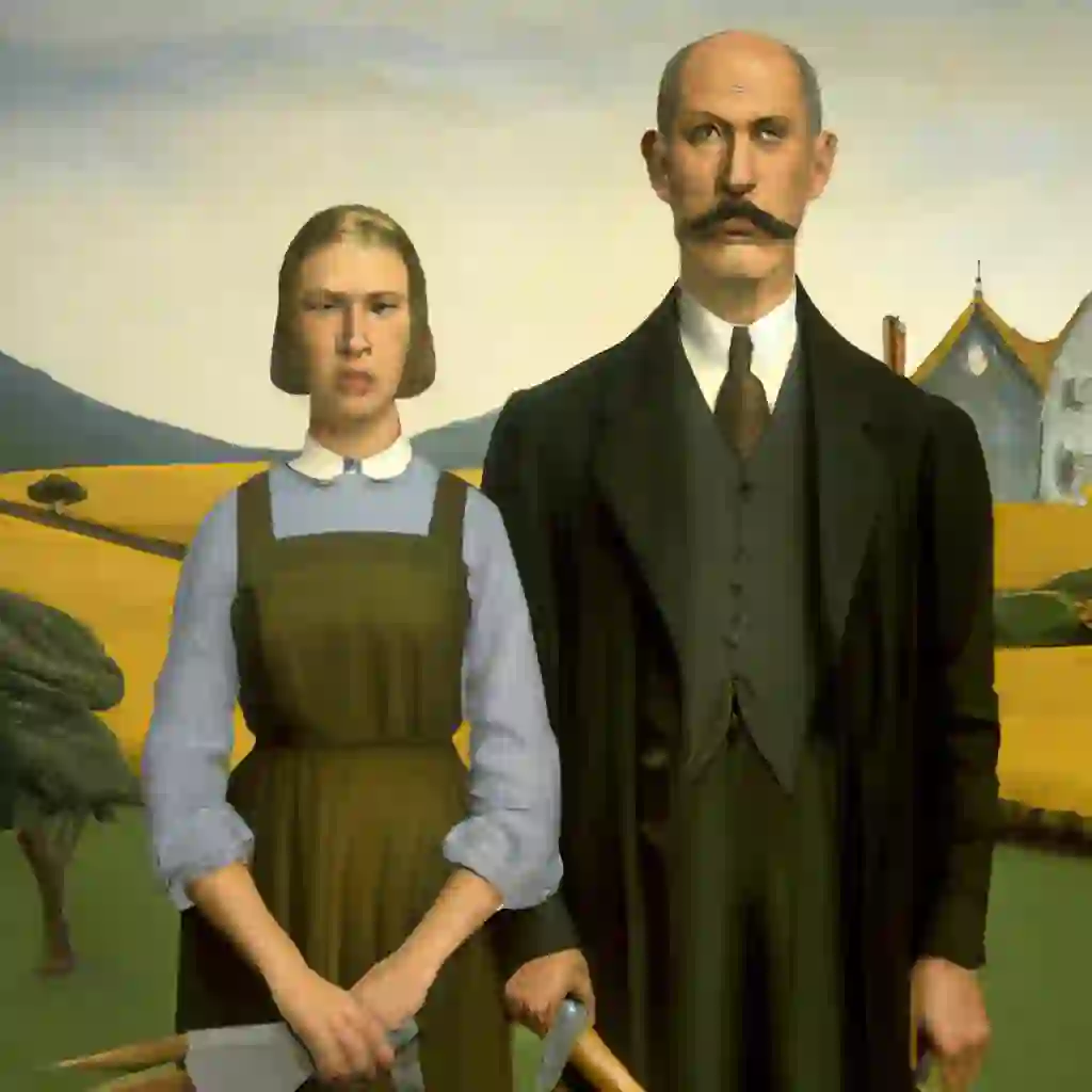 AI Art American Gothic Images   American Gothic 