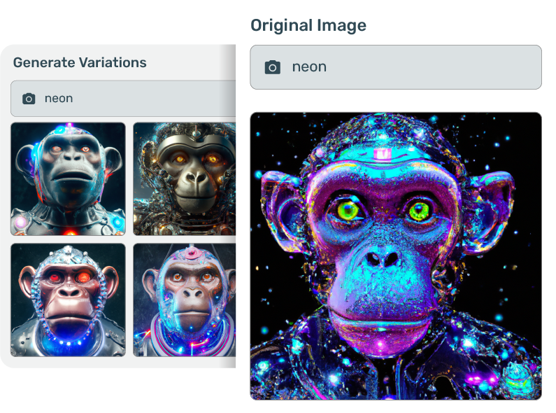 create neon text in ai