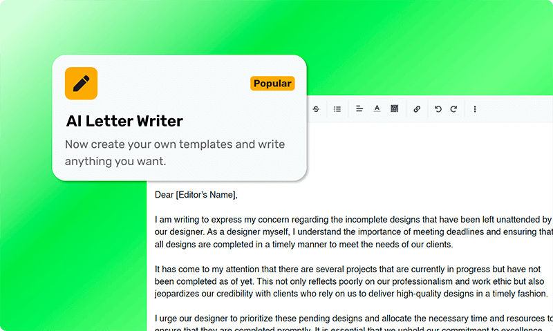  Free AI Letter Writer