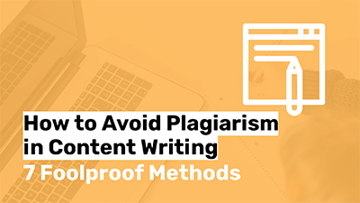 avoid plagiarism content