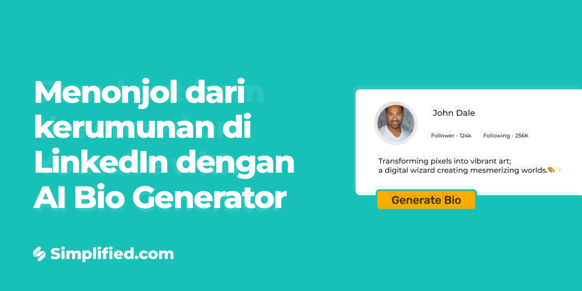Generator Bio LinkedIn Gratis- Tulis Captive LinkedIn Bio dalam 1 klik
