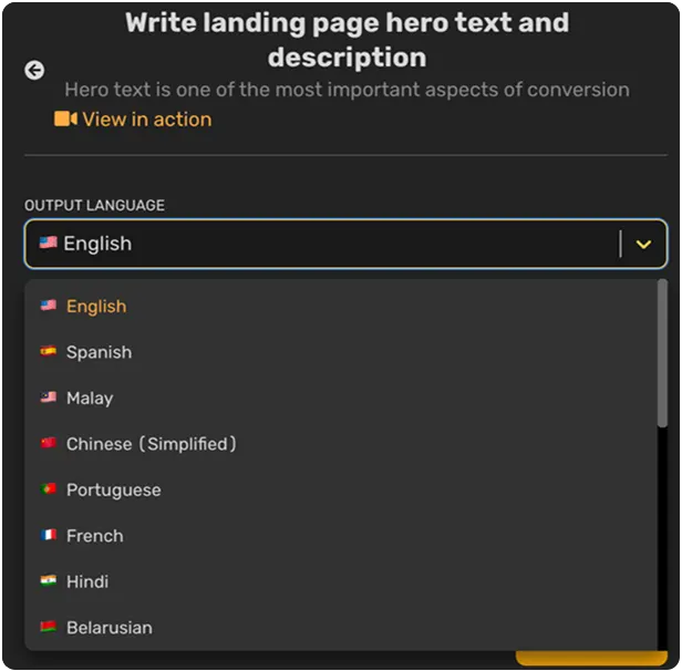 speak your language