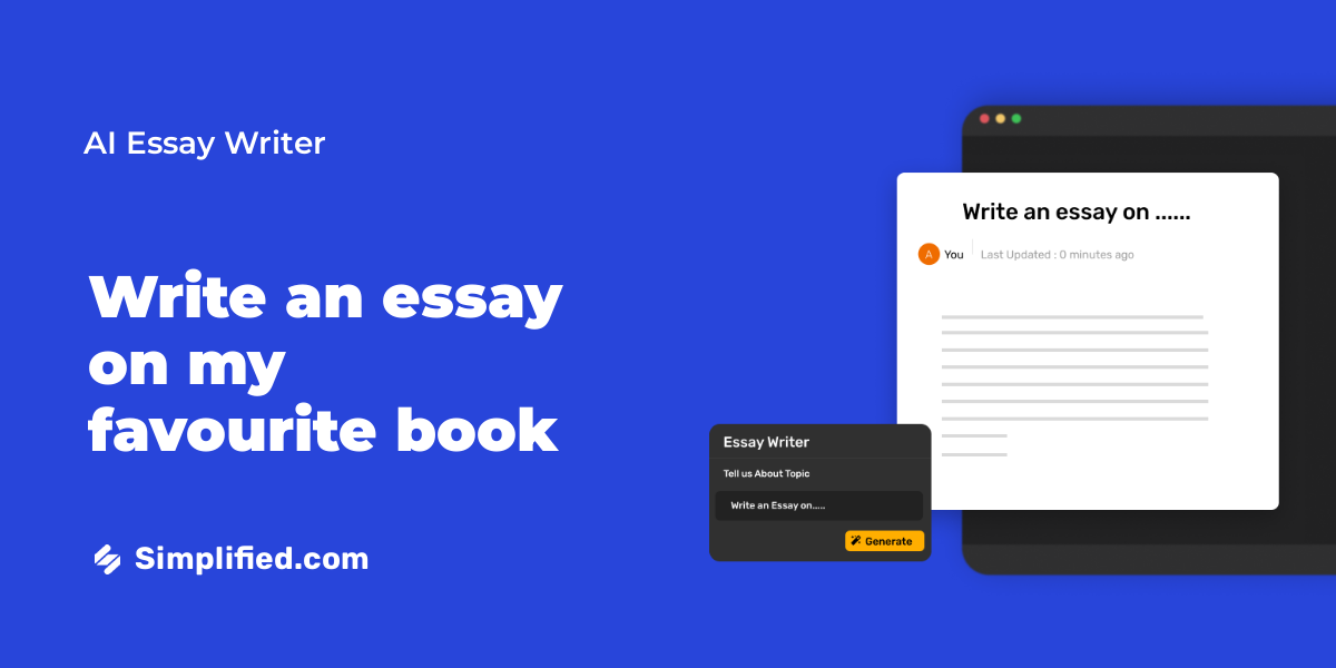 write an essay on the book you like most