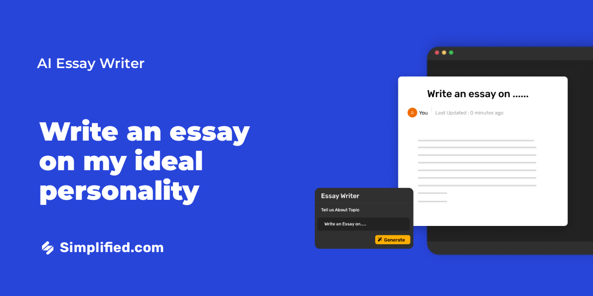 essay on ideal personality