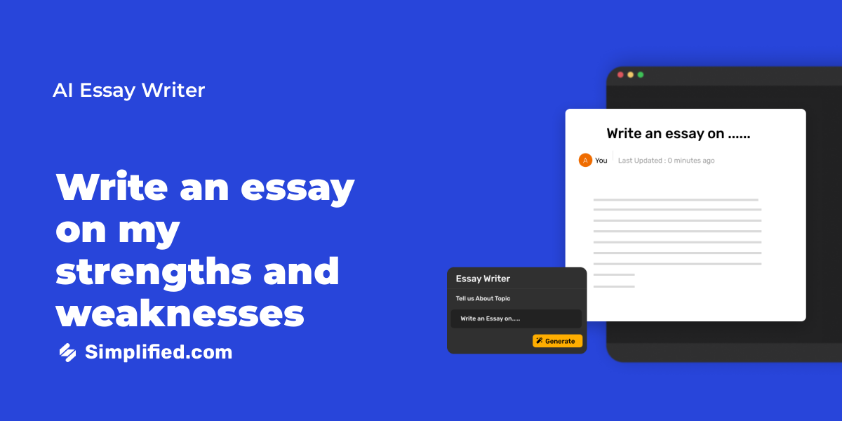 my strengths and weaknesses as a student essay