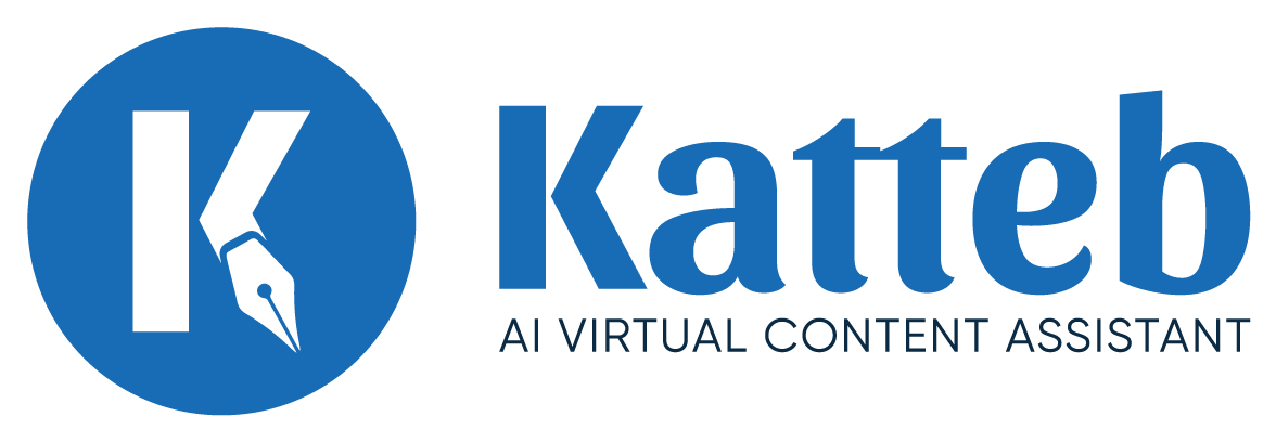 katteb logotipo ai escritor