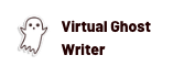 Virtual Ghost Writer Logo AI Writer