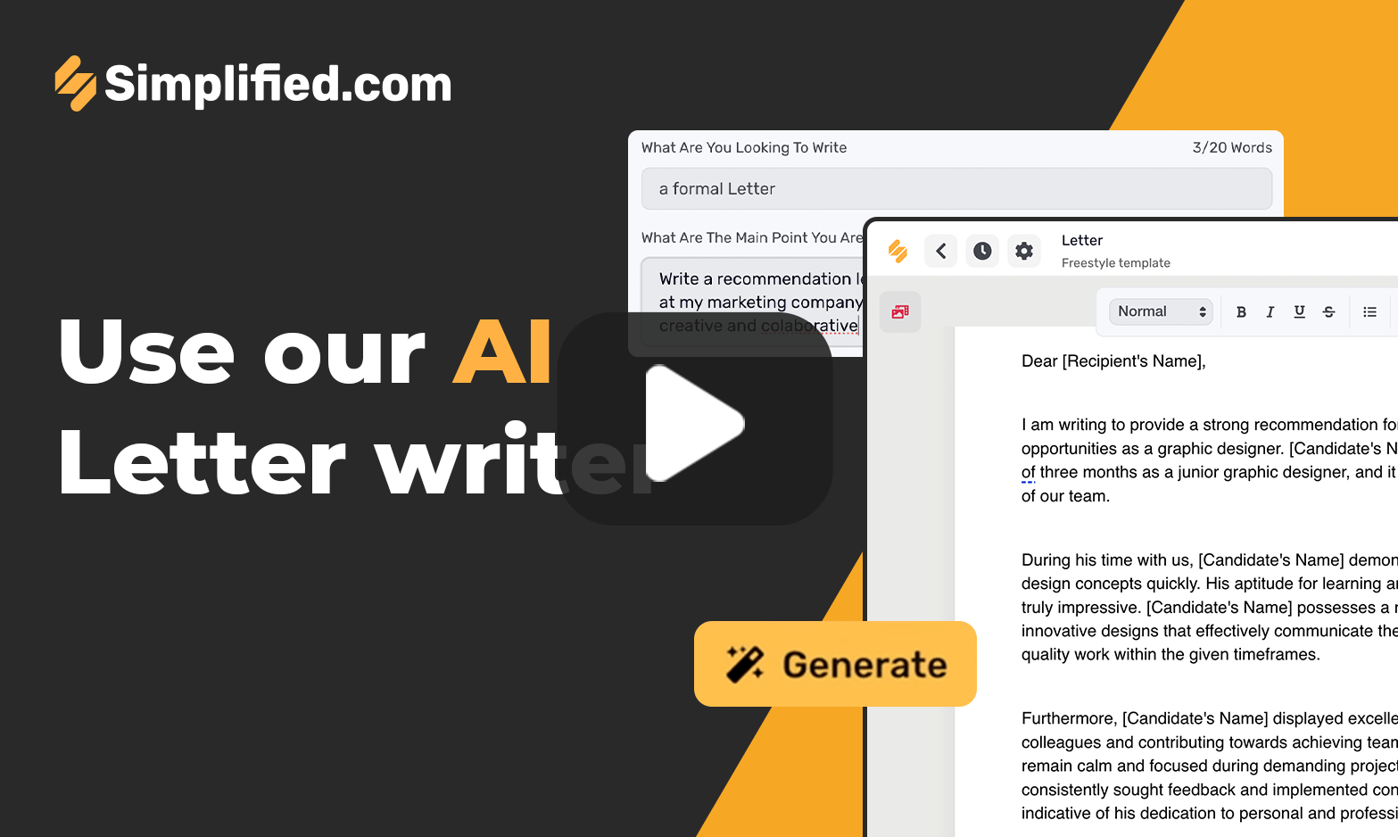 AI Letter Writer