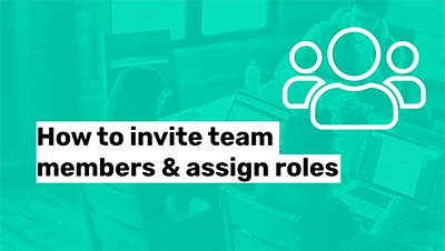 invite team members and assign roles