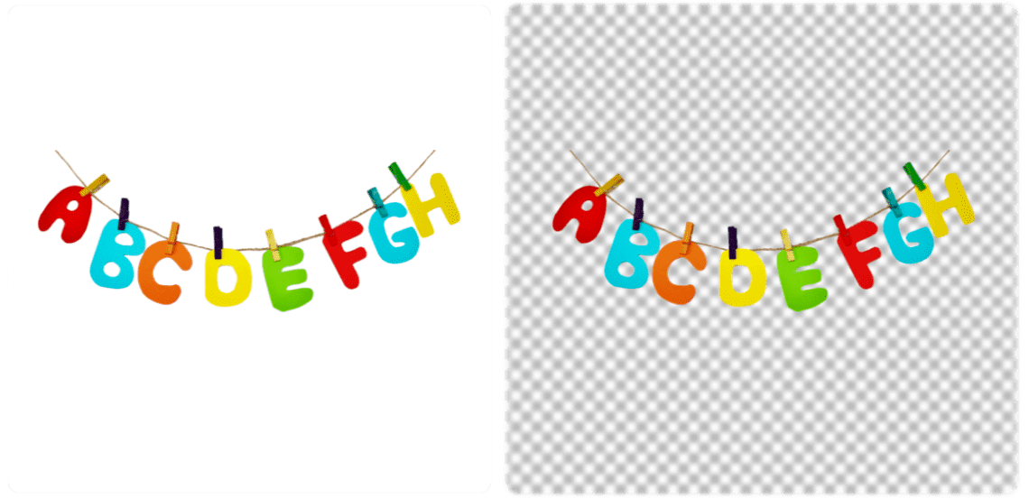 Free Background Remover Tool For Alphabet Letter Image