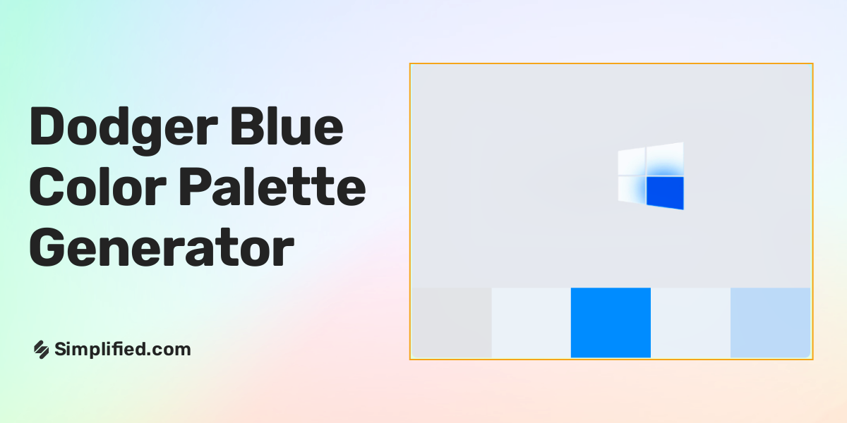 1E90FF  Make a color scheme based on vivid blue(#1E90FF)