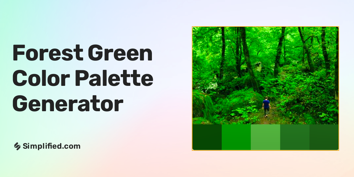 Forest Greens  Green colour palette, Green palette, Color palette design