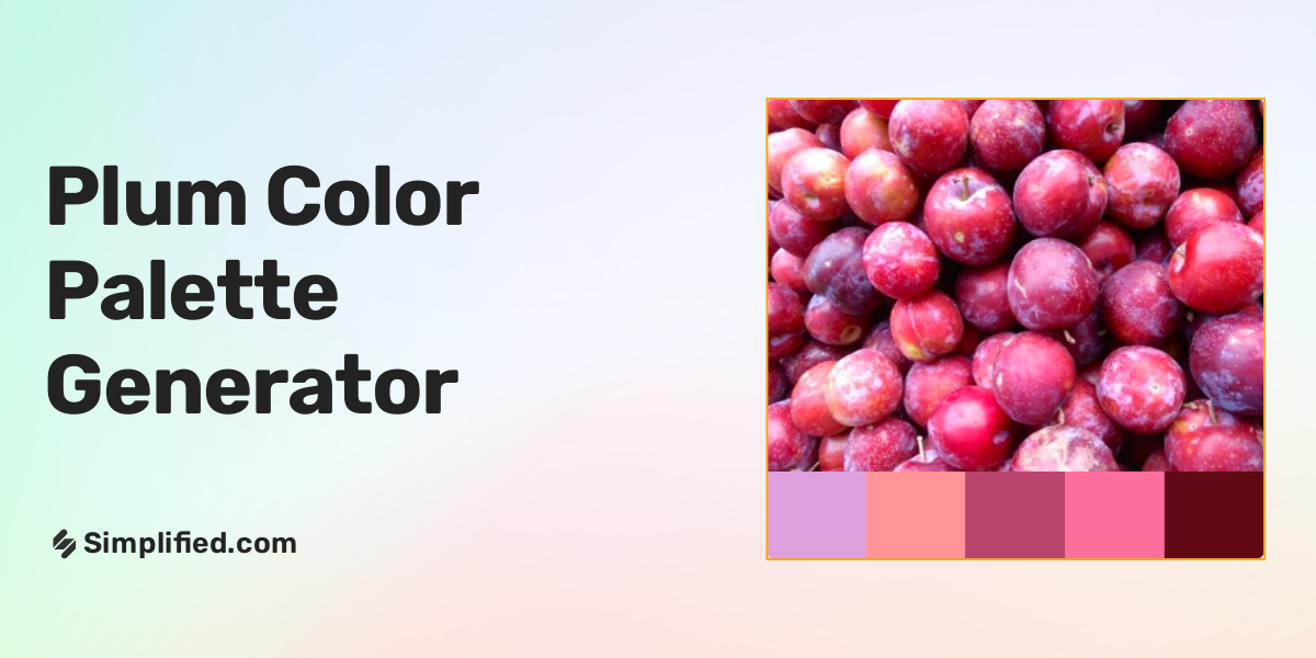 Generate Plum Color Palette In Seconds