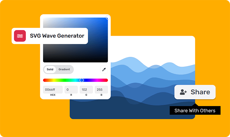 SVG wave generator