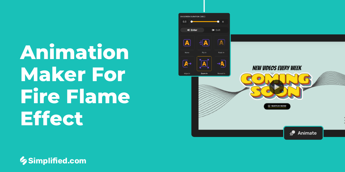 AI Photo Animation for Fire Flame Effect