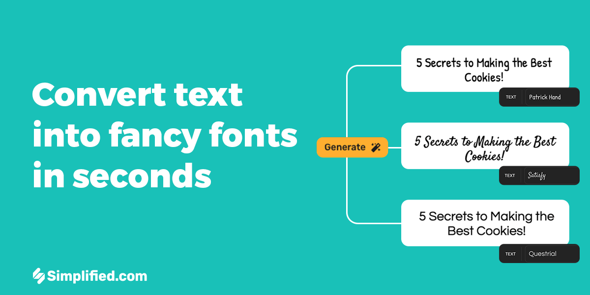 Famous Fonts - Generate Text Designs with Famous Fonts