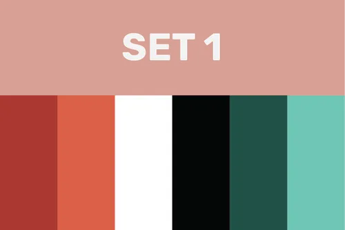 Color Palettes - Sienna and White Color Scheme