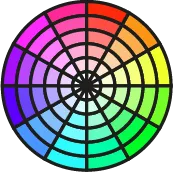 Color Palettes - Black and Blueviolet Color Scheme